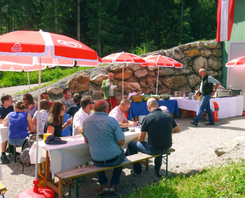 Kraftwerkseröffnung, Naturnahe Gestaltung Kraftwerk, Wasserkraftwerk neu, Kraftwerk Schoba, Kleinwasserkraftwerk