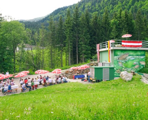 Kraftwerkseröffnung, Naturnahe Gestaltung Kraftwerk, Wasserkraftwerk neu, Kraftwerk Schoba, Kleinwasserkraftwerk