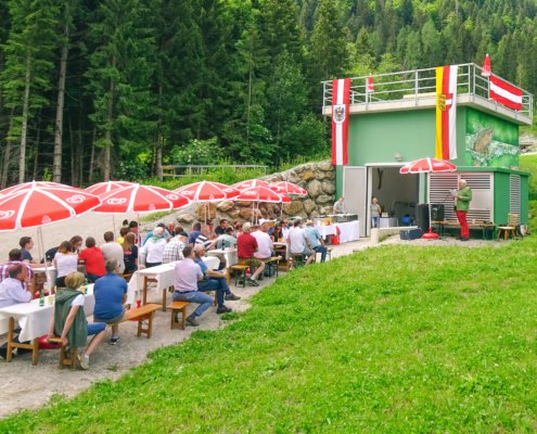 Kraftwerkseröffnung, Naturnahe Gestaltung Kraftwerk, Wasserkraftwerk neu, Kraftwerk Schoba, Kleinwasserkraftwerk, Kraftwerk Wilfried Klauss
